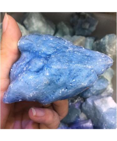 Crystal Rough Big Size Natural Raw Aquamarine Quartz Crystal Rough Stone Rock Gemstone Natural Stones and Minerals for Jewelry Making Decoration Gift - Buy Online on GoSupps.com