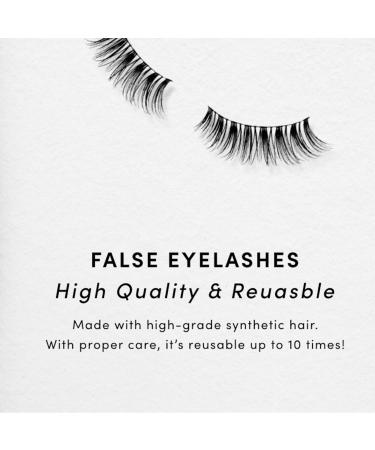 DUP False Eyelashes Natural Series - Japanese Lightweight & Comfortable 2 Pairs of Reusable Strip Lashes for Long-Lasting Wear - Natural 102 Brown Mix - Buy Online on GoSupps.com