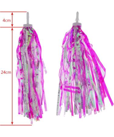 Kasteco 2 Pack Pink Bike Streamers, Bell & Grips Set | Bicycle/Scooter Handlebar Accessories - Buy Online on GoSupps.com