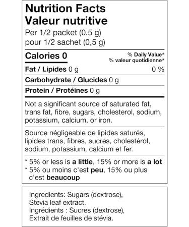 Stevia In The Raw - Zero-Calorie Natural Sweetener - Diabetic-Friendly Gluten-Free Kosher Vegan - Ideal for Iced and Hot Coffee Tea and Smoothies - 1000 Packets - Buy Online on GoSupps.com