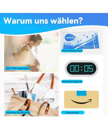 Wondfo Ovulation Test Strips - 50 LH Fertility Tests for Women | Accurate Home Ovulation Prediction - Buy Online on GoSupps.com