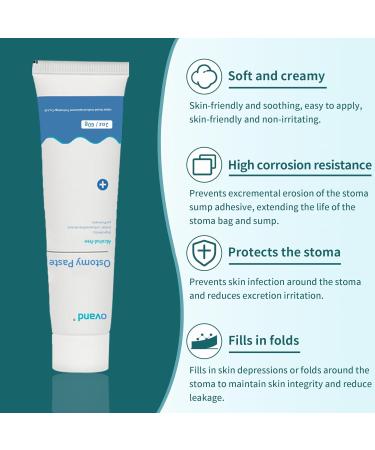 Ostomy Filler Paste 2 oz - Stoma Skin Barrier Paste for Safe & Secure Ostomy Care | Buy Ostomy Supplies Online - Buy Online on GoSupps.com