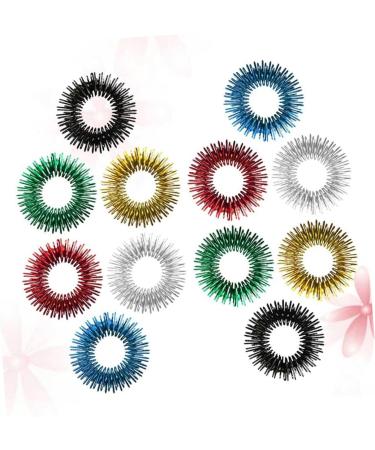 FOMIYES 24 STK Acupressure Ring Set - Mini Finger Massage Toys for Kids | Spiky Handheld Toys | Perfect for Play & Relaxation - Buy Online on GoSupps.com
