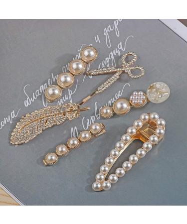 Smavles 16-Piece Pearl Hair Clips Set - Metal Hair Accessories for Weddings Birthdays Parties & Everyday Use - Buy Online on GoSupps.com