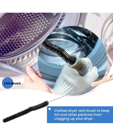 tesrgre Dryer Vent Cleaner Dryer Lint Brush Vent Trap Cleaner Long Flexible Refrigerator Coil Brush - Buy Online on GoSupps.com