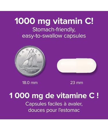 Webber Naturals Vitamin C Calcium Ascorbate 1000 mg Stomach Friendly 120 Capsules - Buy Online on GoSupps.com