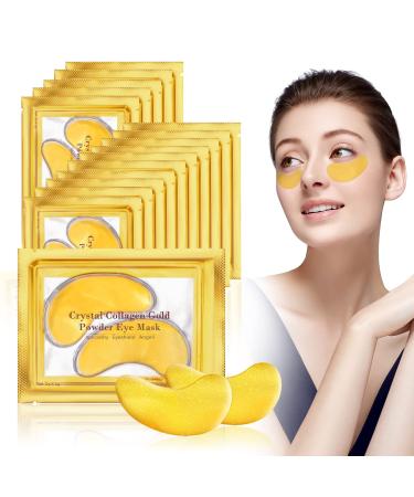 URAQT Under Eye Treatment Masks 16 Pairs Natural Under Eye Gel Patches Collagen Eye Masks Hydrating Under Eye Gel Pads for Under Eye Wrinkles Remove Eye Bags Dark Circles Skincare