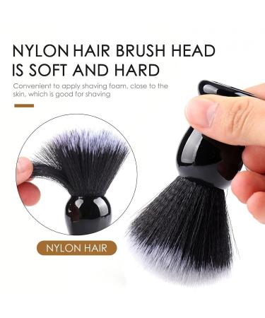 Premium Barting Foam Brush - Vintage Nylon Hair Shaving Brush for Men | Traditional Facial Cleaning & Wet Shaving Brush for Safety & Double Edge Razors - Buy Online on GoSupps.com