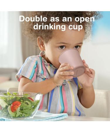 Haakaa Jolly Hippo Baby Straw Cup - Food Grade Silicone Sippy Cup for Infant 6+ Months | BPA Free Training Cup for Toddlers - Bluestone - Buy Online on GoSupps.com