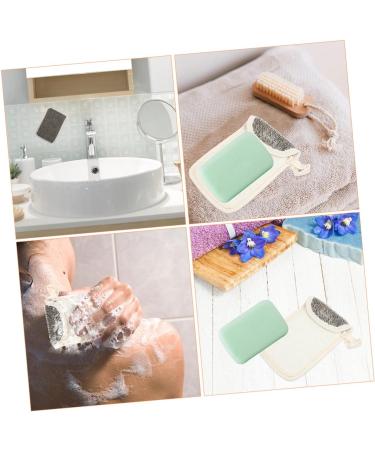 BIUDECO 8 Pcs Black Linen Soap Bag Homemade Soap Foaming Soap Bag Soap Storage Bags Soap Savers Bag Flax - Buy Online on GoSupps.com
