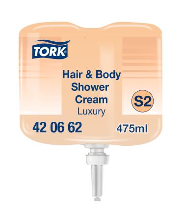 Tork Luxe 3in1 Shampoo & Shower Gel Mini S2 Argan vanilla scent 8 x 475 ml 420662