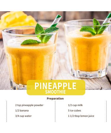 Pineapple Powder 5.3oz (150g) - Pure & Raw, No Additives, Non-GMO - Buy Online on GoSupps.com