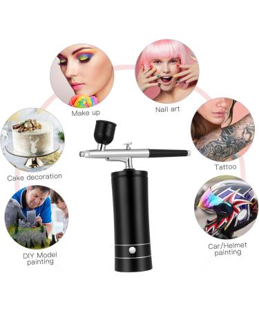 MERRYHAPY 1 Set Airbrush Compressor Electric Airbrush Nail Airbrush Airbrush Kit with Compressor Cordless Airbrush for Nails Airbrush Paint Kit Electric Squirt Aluminum Alloy - Buy Online on GoSupps.com