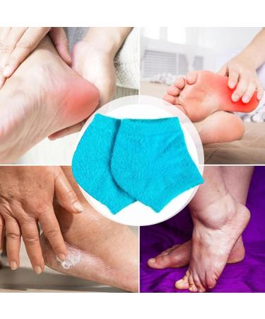  Goowafur Heel Socks for Dry Cracked Feet for Women Moisturizing Heel Socks 2 Soft Gel Socks | Warm Heel Support Pack for Foot Moisturizing and - Buy Online on GoSupps.com