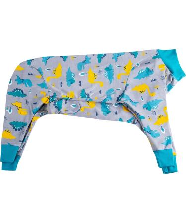 YeaPeeto One-Divider for Dogs - Relaxation Pajamas for Medium & Large Dogs | Anti-Lick Hair Loss & Wound Protection | Cone Alternative (7XL Dinosaurs) - Buy Online on GoSupps.com