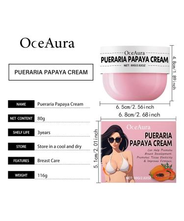 Kudzu Papaya Breast Care Cream Moisturizing Elastic Firming Care Body Massage Cream - Buy Online on GoSupps.com