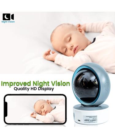 Safe & Sound HD Video Baby Monitor | Long Range Wi-Fi | 2-Way Audio | Night Vision Camera | 355 Rotation - Buy Online on GoSupps.com