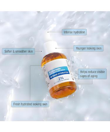 Hyaluronic Deep Moisture Serum - 2% Hyaluronic Acid for Deep Hydration Smooths Fine Lines Lightweight & Non-Sticky Radiant Skin - 30ml - Buy Online on GoSupps.com