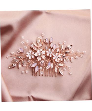 Beaupretty Pearl Hair Clip Rhinestone Hair Clip Pearl Hair Barrettes Bridal Headpiece Barrettes Pins Wedding Hair Pins Decor Comb Tiara Pearl Headdress Comb Decorate The Flowers Bridesmaid - Buy Online on GoSupps.com