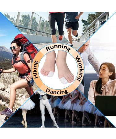 Pesalmon 12 Pack Gel Toe Caps - Pain Relief for Ingrown Toenails, Blisters, Corns - Big Toe Corrector & Protector - Silicone Toe Sleeves (White) - Buy Online on GoSupps.com