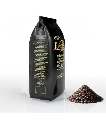 LUCAFF Mr. Exclusive Arabica Coffee Beans 700g Bag Saves Fresh Aroma Arabica Coffee Origin South America Asia Africa Coffee Beans Sweet Taste Medium Bodied with an Aroma of Toast Cocoa 1 x 700 - Buy Online on GoSupps.com