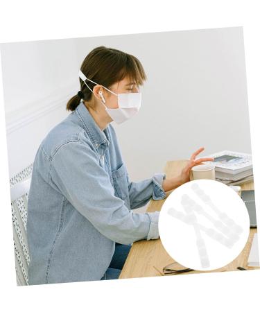 SOLUSTRE 10 Pcs Mask Hook Earrings Buckle - Silica Gel White Extension for Comfort & Style | International Shipping Available - Buy Online on GoSupps.com