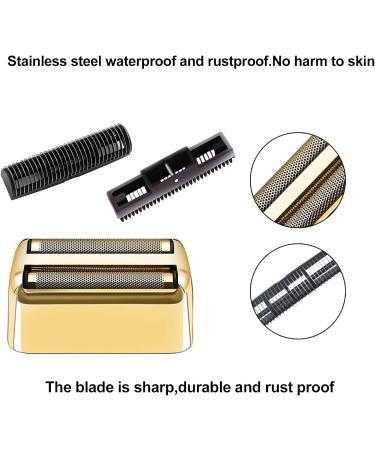 2 Pack Replacement Foil and Cutters Compatible with BaBylissPRO Double Foil Shaver Replacement Foil for BaBylissPRO Barberology FXFS2 Shaver Golden Gold/2pc - Buy Online on GoSupps.com