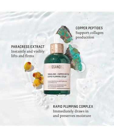 Biossance Squalane + Copper Peptide Rapid Plumping Serum - 1.69 fl oz - Buy Online on GoSupps.com
