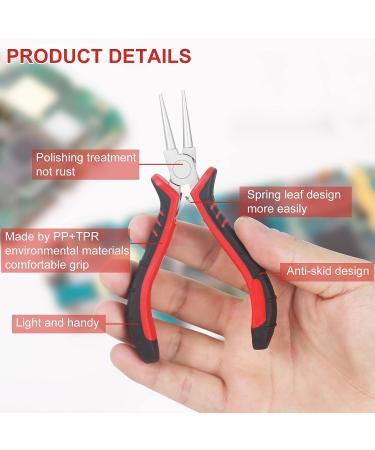 NEWACALOX 8PCS Jewelry Pliers Set with Wood Pallet - Jewelry Making Kit for Repair, Wire Wrapping, Beading & Crafts - Buy Online on GoSupps.com