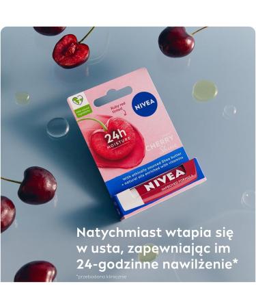 NIVEA Cherry Shine Lipstick 4.8 g - Buy Online on GoSupps.com
