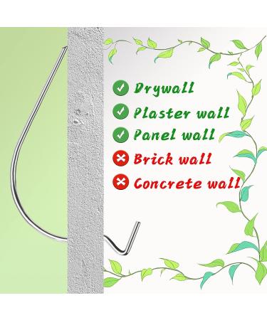 30 Pcs Hercules Hooks - Stainless Steel Wall Picture Hangers for Picture Frames, Planters, Clocks - No Nails Needed - Buy Online on GoSupps.com