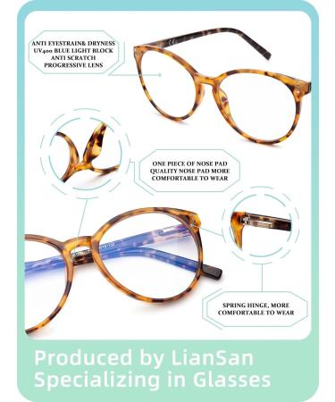 LianSan 2 Packs Premium Invisible Progressive Reading Glasses for Women - No Line Multifocus Computer Readers (1.5x Multicolor) - Shipping Internationally - Buy Online on GoSupps.com
