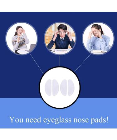 20 Pairs Anti-Slide Silicone Glasses Nose Pads - Self-Adhesive Soft Pads for Glasses & Sunglasses - Buy Online on GoSupps.com