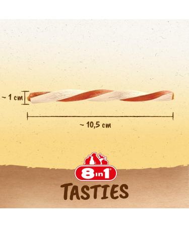 8in1 Tasties Twisters Snack Sticks - Gluten-Free Cod & Chicken Treats | 85g | International Shipping Available - Buy Online on GoSupps.com