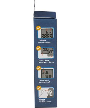 Buy Veridian 09-349 Non-contact Infrared Digital Thermometer | Fast 1-Second Readout Backlit Display Memory Recall - Ships Internationally - Buy Online on GoSupps.com
