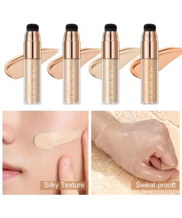 Buy Multi-Use Concealer Stick - 2-in-1 Concealer & Foundation Medium-Full Coverage Waterproof Lightweight Includes 2 Makeup Sponges - 01# Beige 1 Ounce International Shipping Available - Buy Online on GoSupps.com