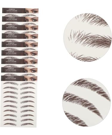Beavorty 72 Sheets Waterproof Eyebrow Stickers Authentic Eyebrows Stickers Eyebrow Stencils Eyebrow Trimming - Buy Online on GoSupps.com