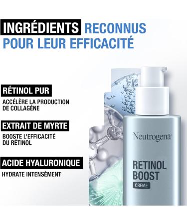 Neutrogena | Retinol Boost Anti-Aging Cream (50 ml pump bottle) Facial treatment to combat visible signs of aging Retinol-enriched face cream - Buy Online on GoSupps.com