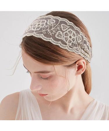 Zifengcer Lace Headbands for Women Girls - Set of 8 Elegant Stretch Wide Headwraps - Buy Online on GoSupps.com