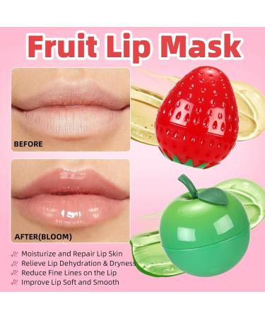 8 PCS Bee Lip Balm Fruit Lip Mask Teen Girl Stuff Bulk Gifts for Girls Galentines Gifts Valentines Day Gifts Small Gifts Cute Fruit Balm with Honey Effective Prevention Dry Lip Reduces Lip Lines 8PCS-Stawberry&Apple Li  - Buy Online on GoSupps.com