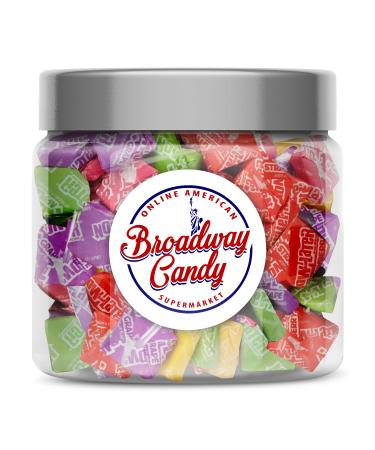 Broadway Candy Sweets Jar 450g - Now & Later Sweet & Sour Chewy Candy - Individually Wrapped American Sweets - Fruit Flavoured Assortment - Approximately 100 Pieces - Buy Online on GoSupps.com