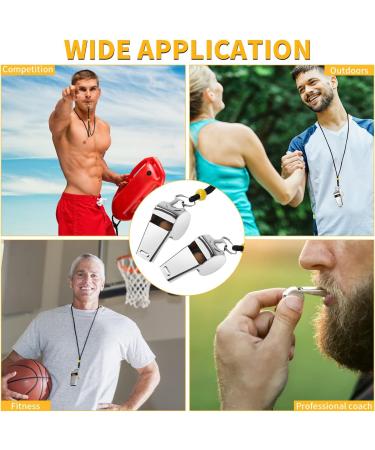 Willight 3-Piece Stainless Steel Trill Whistles | Loud Sports Pipes for Coaches & Referees | International Shipping - Buy Online on GoSupps.com