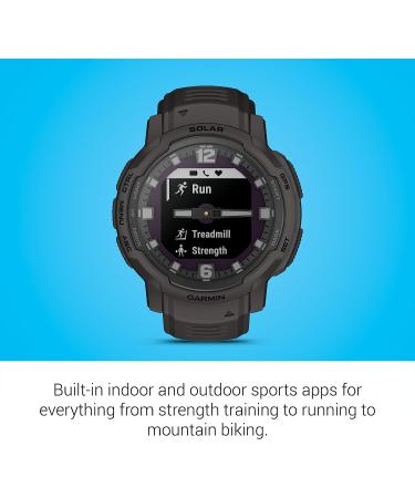 Garmin Instinct Crossover Solar  Rugged Hybrid Smartwatch with Solar Charging Capabilities  Analog Hands and Digital Display  Graphite Graphite Solar - Buy Online on GoSupps.com