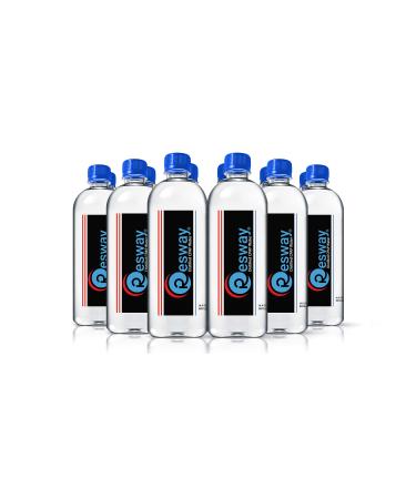 Resway Distilled Water | Travel Bottles for Resmed, Respironics Machines, Personal Humidifier | Medical Supplies for Vacation | Travel-Friendly, Clean | 16.9oz H2O (12 Pack) 16.9 Fl Oz (Pack of 12)