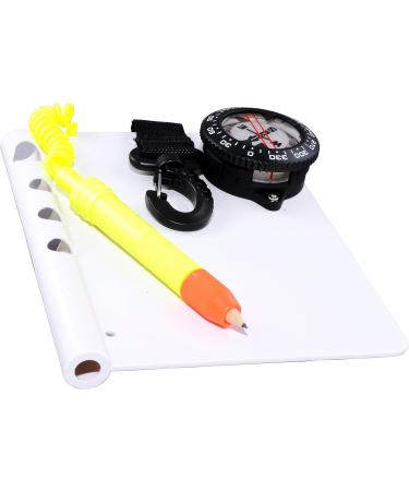 Storm Underwater Scuba Divers Writing Slate with Compass - Essential Tool for Underwater Navigation - Buy Online on GoSupps.com