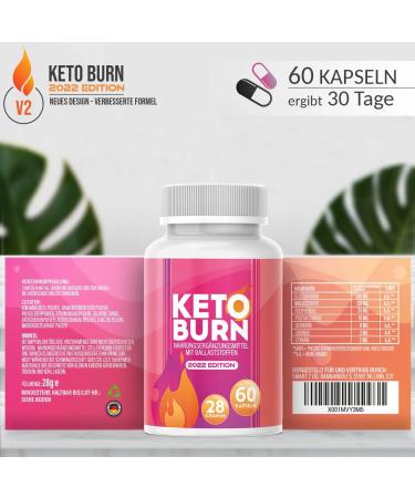 EnOLENIA Keto Burn 2022 - High-Dose Appetite Suppressant with Glucomannan for Men & Women | Boost Metabolism | 6 Capsules x 21 Packs - Buy Online on GoSupps.com