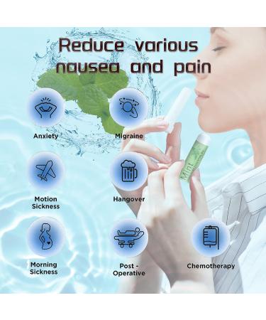 Hion Nausea Relief Inhaler - Grapefruit & Mint | 100% Natural Essential Oils - Buy Online on GoSupps.com