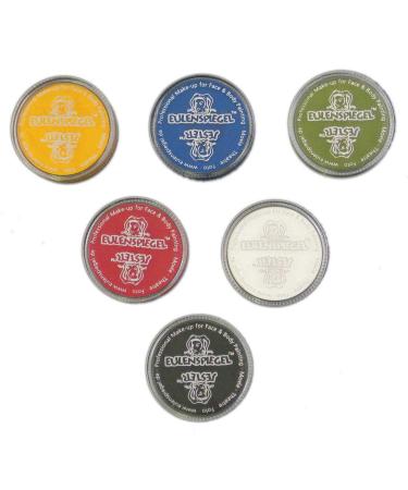 Eulenspiegel 501115 Black Cream Make-up - 35ml for Halloween Carnival & Theme Parties | International Shipping Available - Buy Online on GoSupps.com