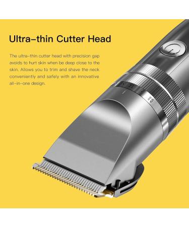 Professional Hair Clippers for Men - USB Rechargeable Hair Trimmer with Adjustable Cutting Length - Buy Online on GoSupps.com