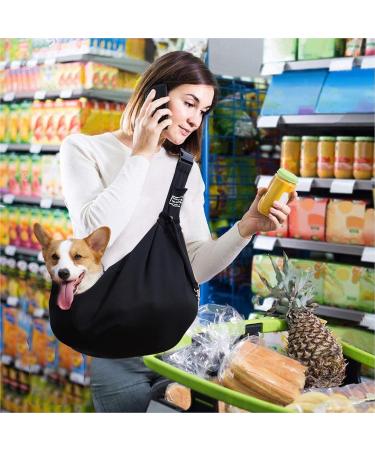 Buy Petcute Sling Dog Carrier Bag for Small Dogs - Adjustable Shoulder Strap Front Pocket & Safety Buckle - Perfect for Travel - Buy Online on GoSupps.com